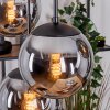 Gastor Lámparas suspendidas, Luminarias esféricas, Lámparas colgantes Negro, 6 luces