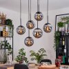Gastor Lámparas suspendidas, Luminarias esféricas, Lámparas colgantes Negro, 6 luces