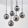 Gastor Lámparas suspendidas, Luminarias esféricas, Lámparas colgantes Negro, 6 luces