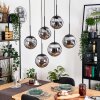 Gastor Lámparas suspendidas, Luminarias esféricas, Lámparas colgantes Negro, 6 luces