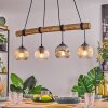 Ripoll Lámparas suspendidas, Luminarias esféricas, Lámparas colgantes Crudo, Negro, 4 luces