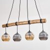 Ripoll Lámparas suspendidas, Luminarias esféricas, Lámparas colgantes Crudo, Negro, 4 luces