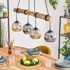 Ripoll Lámparas suspendidas, Luminarias esféricas, Lámparas colgantes Crudo, Negro, 4 luces