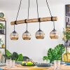 Ripoll Lámparas suspendidas, Luminarias esféricas, Lámparas colgantes Crudo, Negro, 4 luces