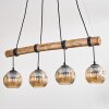 Ripoll Lámparas suspendidas, Luminarias esféricas, Lámparas colgantes Crudo, Negro, 4 luces