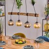 Ripoll Lámparas suspendidas, Luminarias esféricas, Lámparas colgantes Crudo, Negro, 4 luces