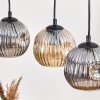 Ripoll Lámparas suspendidas, Luminarias esféricas, Lámparas colgantes Crudo, Negro, 4 luces