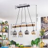 Ripoll Lámparas suspendidas, Luminarias esféricas, Lámparas colgantes Crudo, Negro, 4 luces