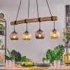 Ripoll Lámparas suspendidas, Luminarias esféricas, Lámparas colgantes Crudo, Negro, 4 luces