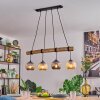 Ripoll Lámparas suspendidas, Luminarias esféricas, Lámparas colgantes Crudo, Negro, 4 luces