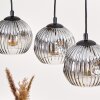 Ripoll Lámparas suspendidas, Luminarias esféricas, Lámparas colgantes Crudo, Negro, 4 luces
