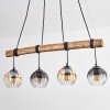 Koyoto Lámparas suspendidas, Luminarias esféricas, Lámparas colgantes Crudo, Negro, 4 luces