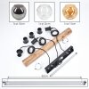 Ripoll Lámparas suspendidas, Luminarias esféricas, Lámparas colgantes Crudo, Negro, 3 luces