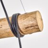 Ripoll Lámparas suspendidas, Luminarias esféricas, Lámparas colgantes Crudo, Negro, 3 luces