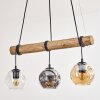 Ripoll Lámparas suspendidas, Luminarias esféricas, Lámparas colgantes Crudo, Negro, 3 luces