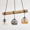 Ripoll Lámparas suspendidas, Luminarias esféricas, Lámparas colgantes Crudo, Negro, 3 luces
