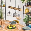 Ripoll Lámparas suspendidas, Luminarias esféricas, Lámparas colgantes Crudo, Negro, 3 luces