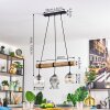 Ripoll Lámparas suspendidas, Luminarias esféricas, Lámparas colgantes Crudo, Negro, 3 luces