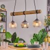 Ripoll Lámparas suspendidas, Luminarias esféricas, Lámparas colgantes Crudo, Negro, 3 luces