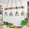 Ripoll Lámparas suspendidas, Luminarias esféricas, Lámparas colgantes Crudo, Negro, 4 luces