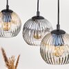 Ripoll Lámparas suspendidas, Luminarias esféricas, Lámparas colgantes Crudo, Negro, 4 luces