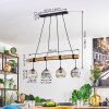 Ripoll Lámparas suspendidas, Luminarias esféricas, Lámparas colgantes Crudo, Negro, 4 luces