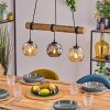 Ripoll Lámparas suspendidas, Luminarias esféricas, Lámparas colgantes Crudo, Negro, 3 luces