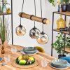 Ripoll Lámparas suspendidas, Luminarias esféricas, Lámparas colgantes Crudo, Negro, 3 luces