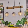 Ripoll Lámparas suspendidas, Luminarias esféricas, Lámparas colgantes Crudo, Negro, 3 luces