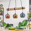 Ripoll Lámparas suspendidas, Luminarias esféricas, Lámparas colgantes Crudo, Negro, 3 luces