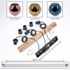 Ripoll Lámparas suspendidas, Luminarias esféricas, Lámparas colgantes Crudo, Negro, 3 luces