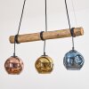 Ripoll Lámparas suspendidas, Luminarias esféricas, Lámparas colgantes Crudo, Negro, 3 luces