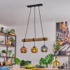 Ripoll Lámparas suspendidas, Luminarias esféricas, Lámparas colgantes Crudo, Negro, 3 luces
