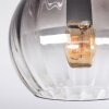Koyoto Plafones, Luminarias esféricas Transparente, Ahumado, 2 luces