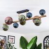 Chehalis Plafones, Luminarias esféricas dorado, Negro, 10 luces