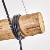 Koyoto Lámparas suspendidas, Luminarias esféricas, Lámparas colgantes Crudo, Negro, 3 luces