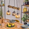 Ripoll Lámparas suspendidas, Luminarias esféricas, Lámparas colgantes Crudo, Negro, 3 luces