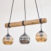 Ripoll Lámparas suspendidas, Luminarias esféricas, Lámparas colgantes Crudo, Negro, 3 luces
