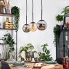 Gastor Lámparas suspendidas, Luminarias esféricas, Lámparas colgantes Colores ámbar, Ahumado, 3 luces