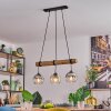 Koyoto Lámparas suspendidas, Luminarias esféricas, Lámparas colgantes Crudo, Negro, 3 luces