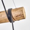 Koyoto Lámparas suspendidas, Luminarias esféricas, Lámparas colgantes Crudo, Negro, 3 luces