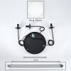 Gastor Lámparas suspendidas, Luminarias esféricas, Lámparas colgantes Blanca, 3 luces