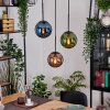 Gastor Lámparas suspendidas, Luminarias esféricas, Lámparas colgantes Azul, Verde, Color cobre, 3 luces
