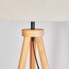 Flemming Lámpara de pie Crudo, Negro, 1 luz