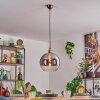 Koyoto Lámparas suspendidas, Luminarias esféricas, Lámparas colgantes dorado, 1 luz