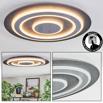 Lidor Plafones LED Negro, 1 luz