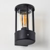 Frederiks Aplique para exterior LED Negro, 1 luz