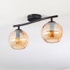 Koyoto Plafones, Luminarias esféricas Colores ámbar, 2 luces
