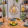 Koyoto Lámparas suspendidas, Luminarias esféricas, Lámparas colgantes dorado, 1 luz