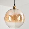 Koyoto Lámparas suspendidas, Luminarias esféricas, Lámparas colgantes dorado, 1 luz